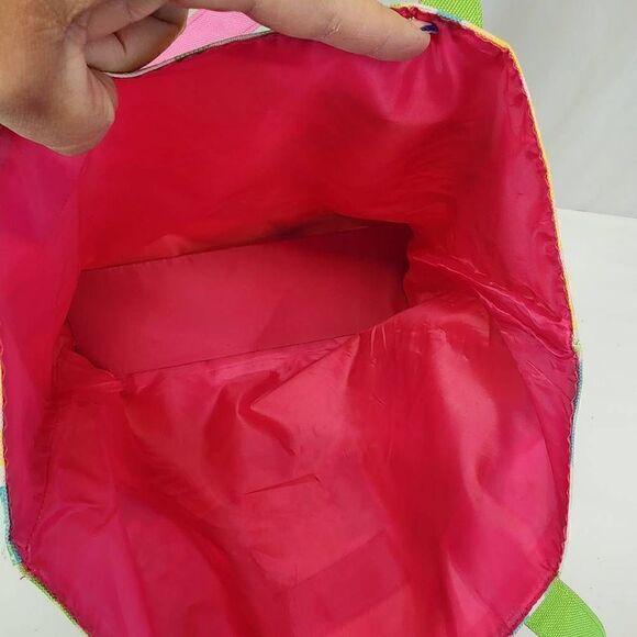 Lily Pulitzer For Estee Lauder Tropical Lemon Print Large Tote Bag - Picture 11 of 12